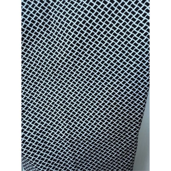 GAP Khakis Slim City Pants Size 10 Women's Black White Weave Pattern - Picture 4 of 4
